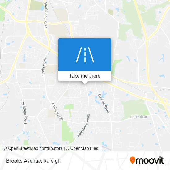 Brooks Avenue map