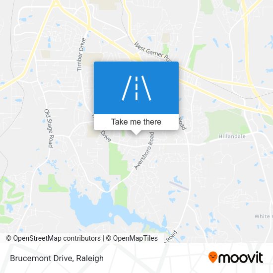Mapa de Brucemont Drive