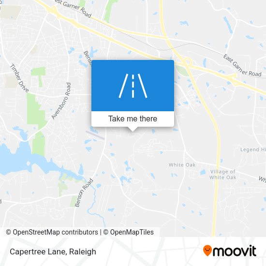 Mapa de Capertree Lane