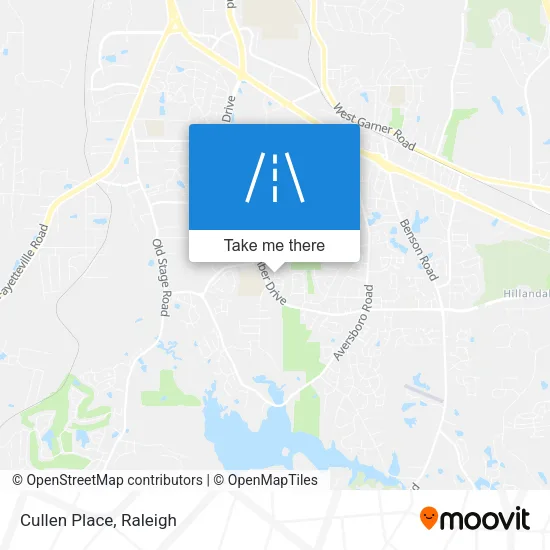 Cullen Place map