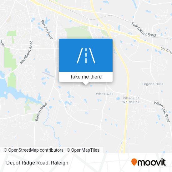 Depot Ridge Road map