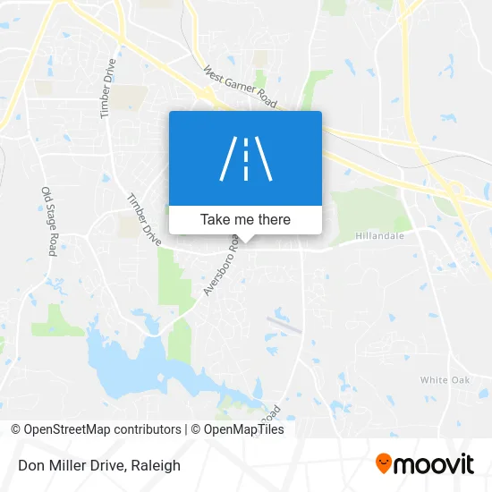 Don Miller Drive map