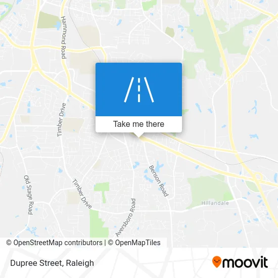 Dupree Street map