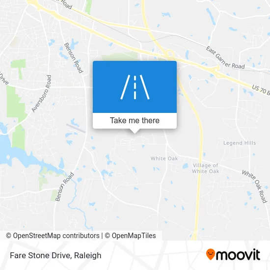 Fare Stone Drive map