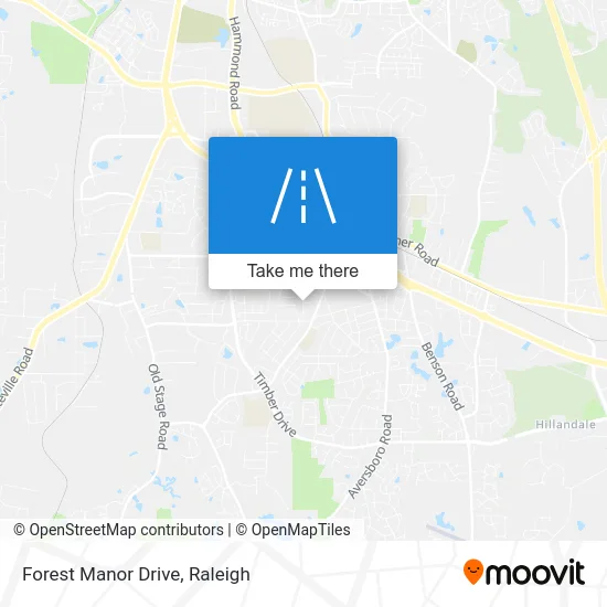 Forest Manor Drive map