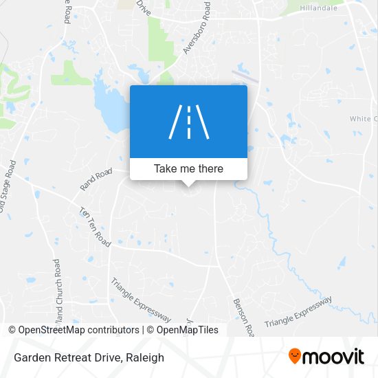 Mapa de Garden Retreat Drive