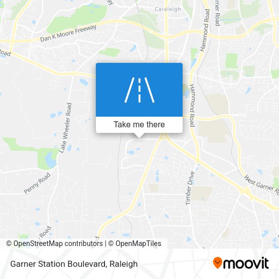 Mapa de Garner Station Boulevard