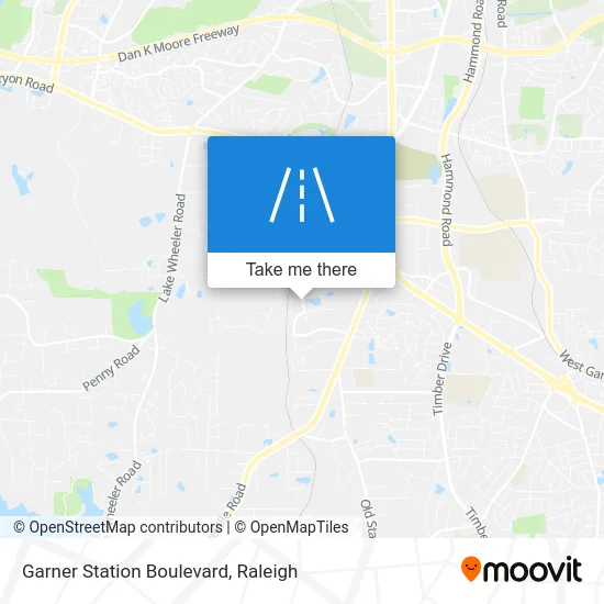 Mapa de Garner Station Boulevard