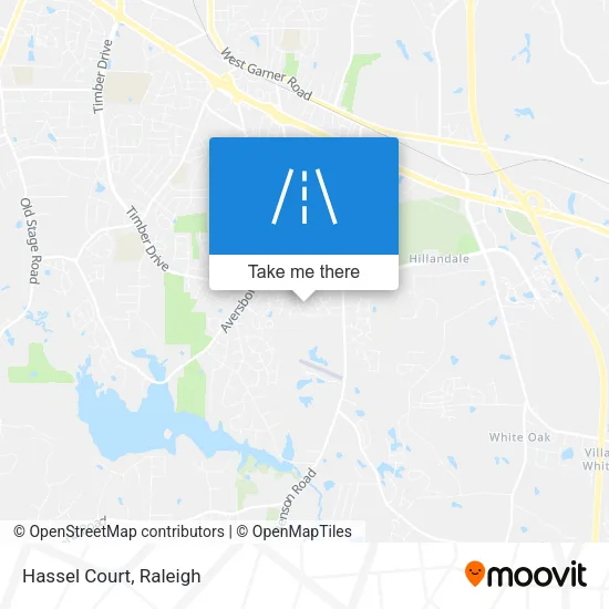 Hassel Court map