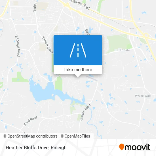 Heather Bluffs Drive map