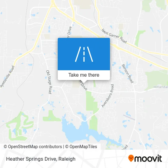 Heather Springs Drive map