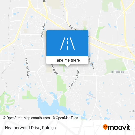 Heatherwood Drive map