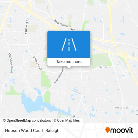 Hobson Wood Court map