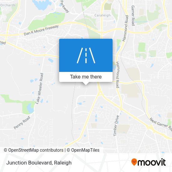 Mapa de Junction Boulevard