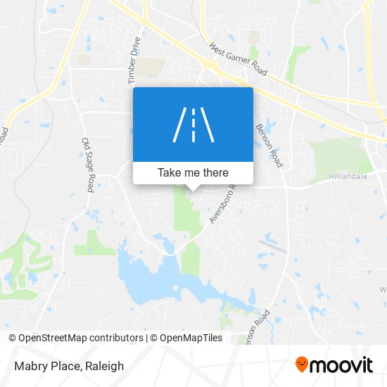 Mabry Place map