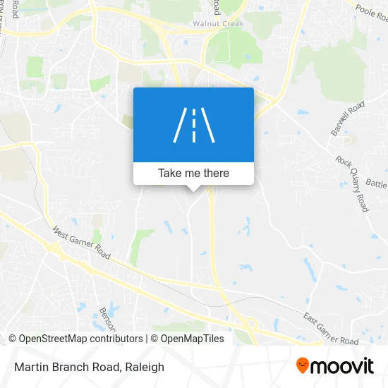 Martin Branch Road map