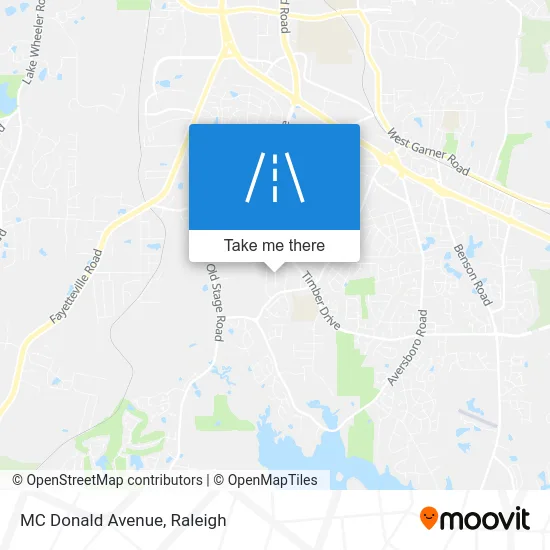 MC Donald Avenue map