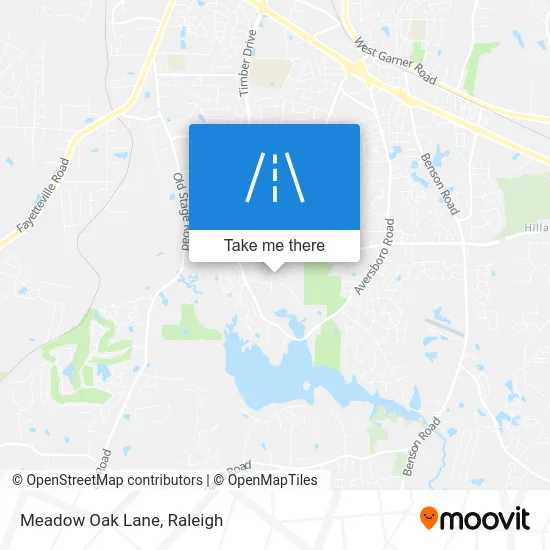 Meadow Oak Lane map