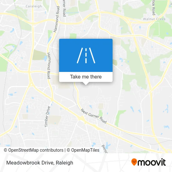 Meadowbrook Drive map
