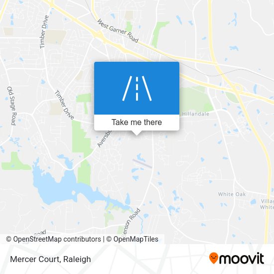 Mapa de Mercer Court
