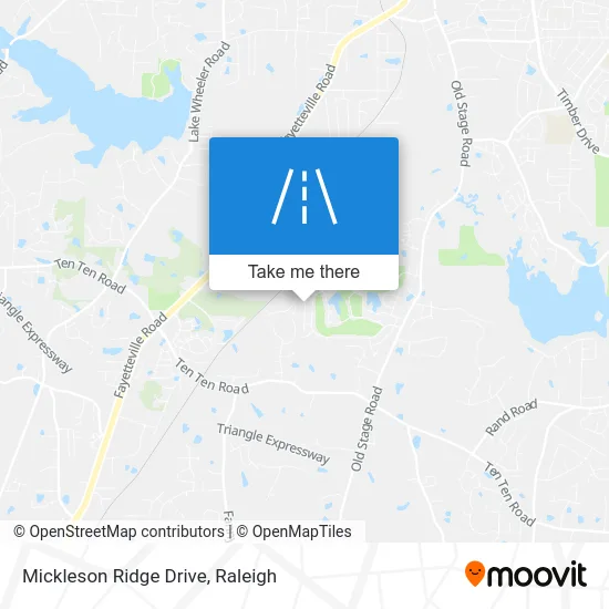Mickleson Ridge Drive map
