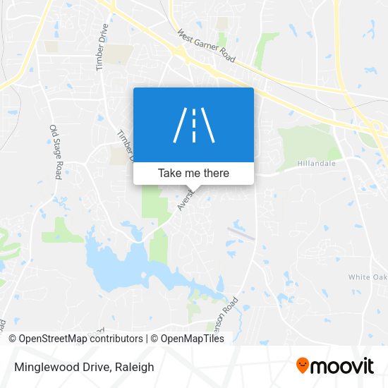 Mapa de Minglewood Drive