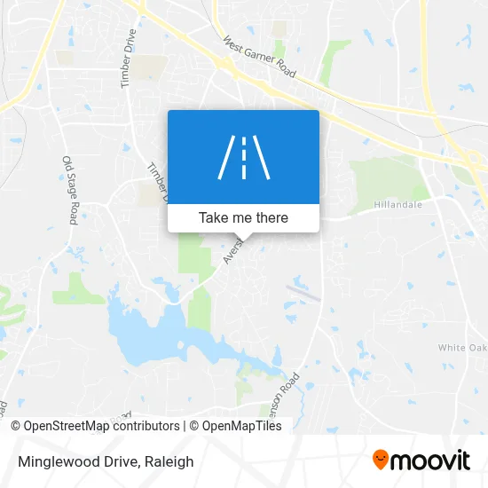 Minglewood Drive map