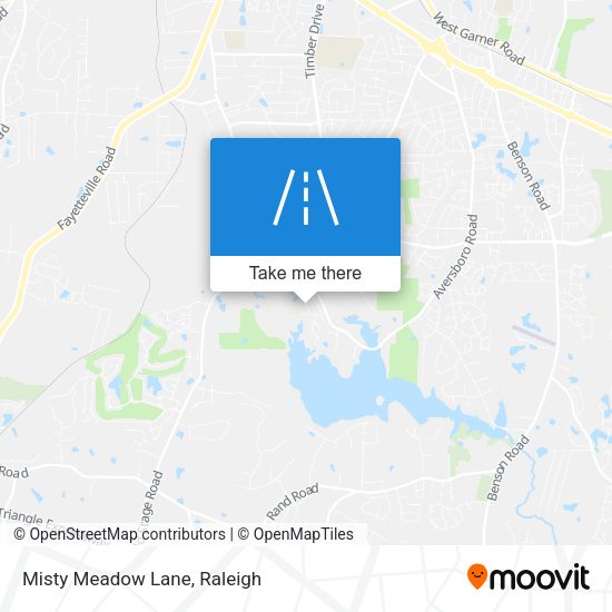 Misty Meadow Lane map