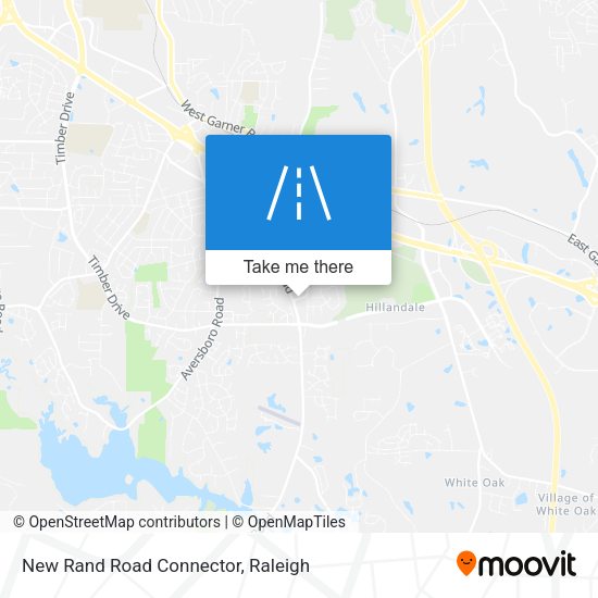 New Rand Road Connector map