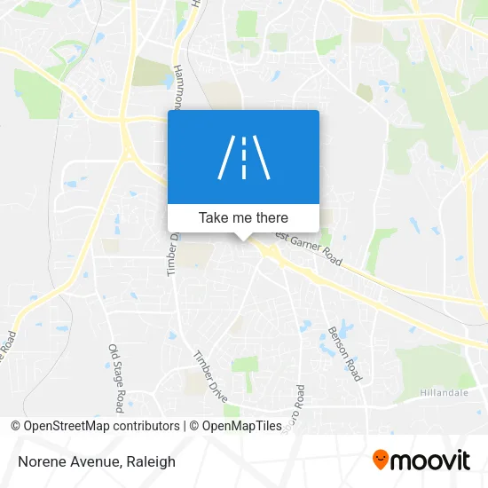 Norene Avenue map