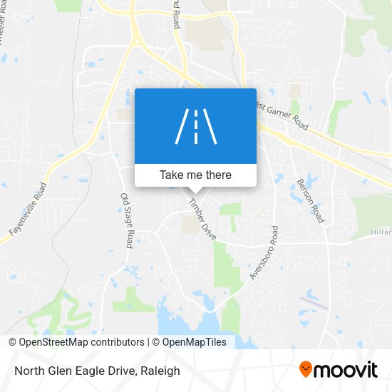 North Glen Eagle Drive map