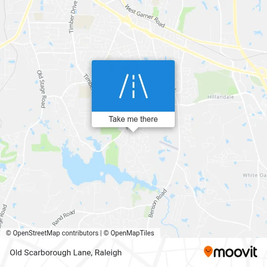 Old Scarborough Lane map