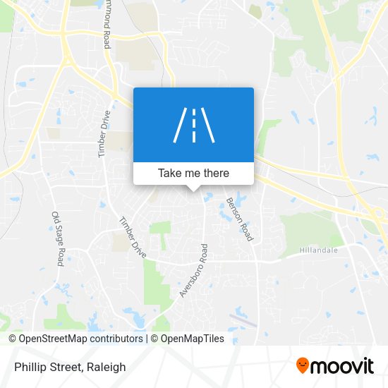 Mapa de Phillip Street