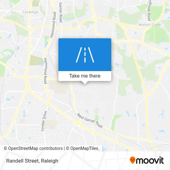 Randell Street map