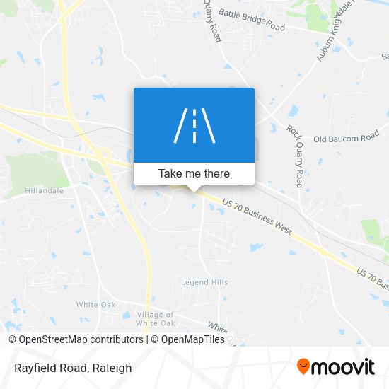 Rayfield Road map