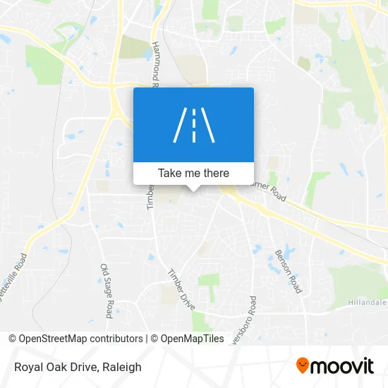 Royal Oak Drive map