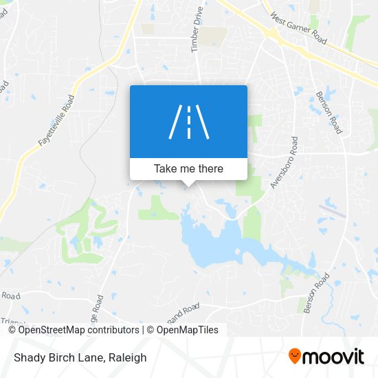 Mapa de Shady Birch Lane