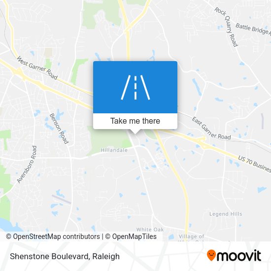 Shenstone Boulevard map