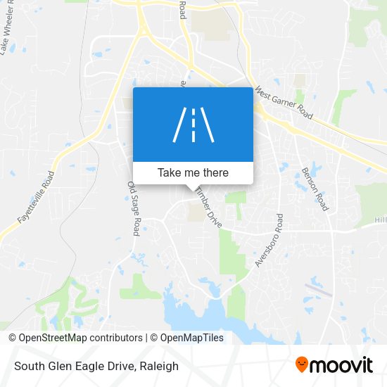 South Glen Eagle Drive map
