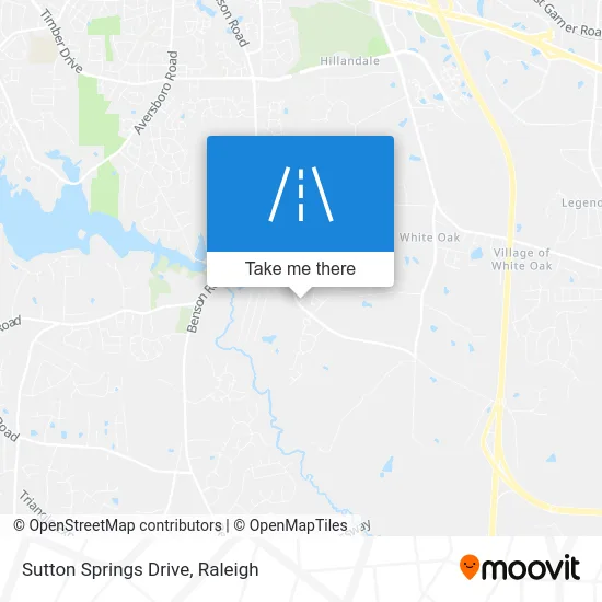 Sutton Springs Drive map
