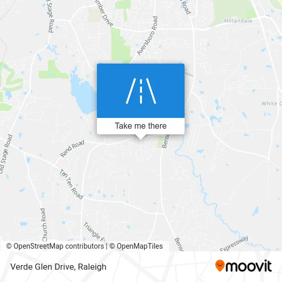 Verde Glen Drive map