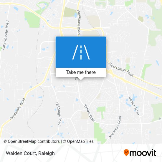 Mapa de Walden Court