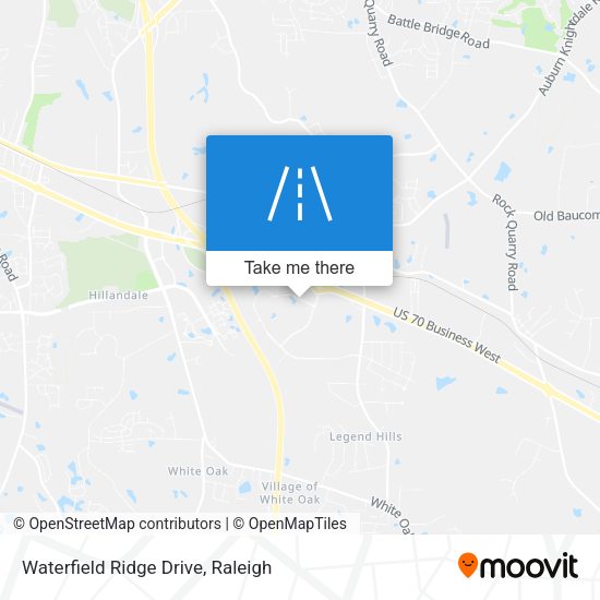 Waterfield Ridge Drive map