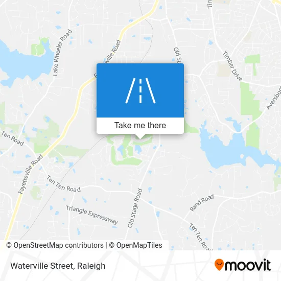 Waterville Street map