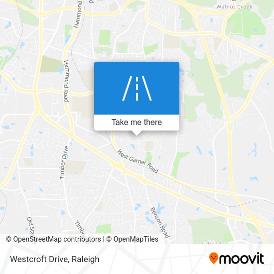 Westcroft Drive map