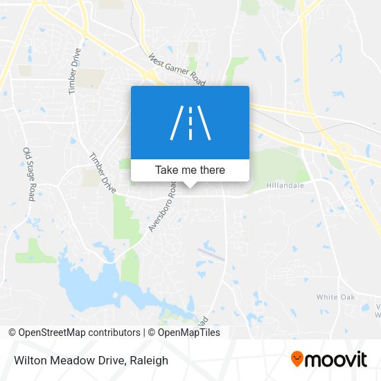 Mapa de Wilton Meadow Drive