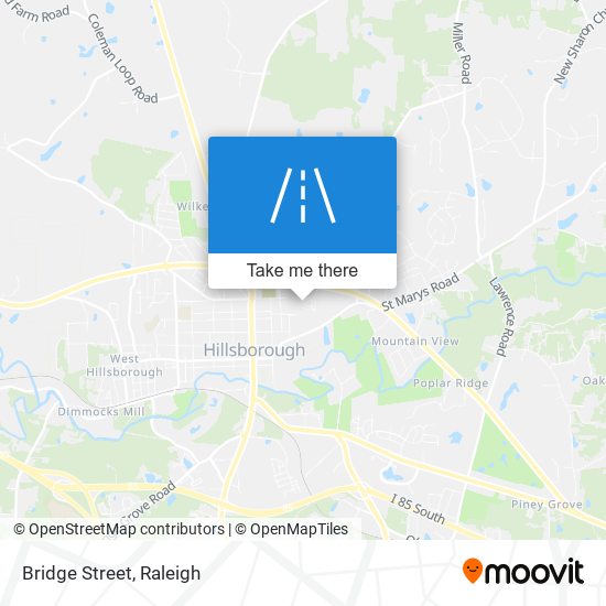 Mapa de Bridge Street
