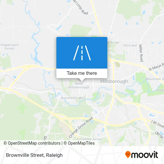 Brownville Street map