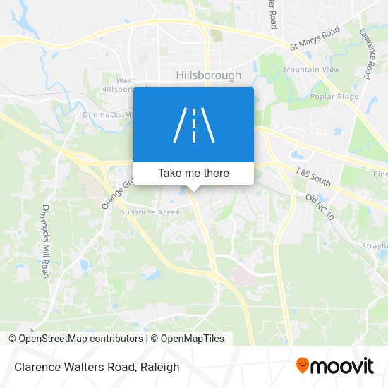 Clarence Walters Road map