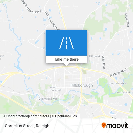 Mapa de Cornelius Street